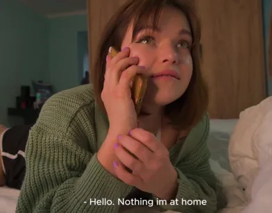 Милая русская пара занимается сексом в любительском порно